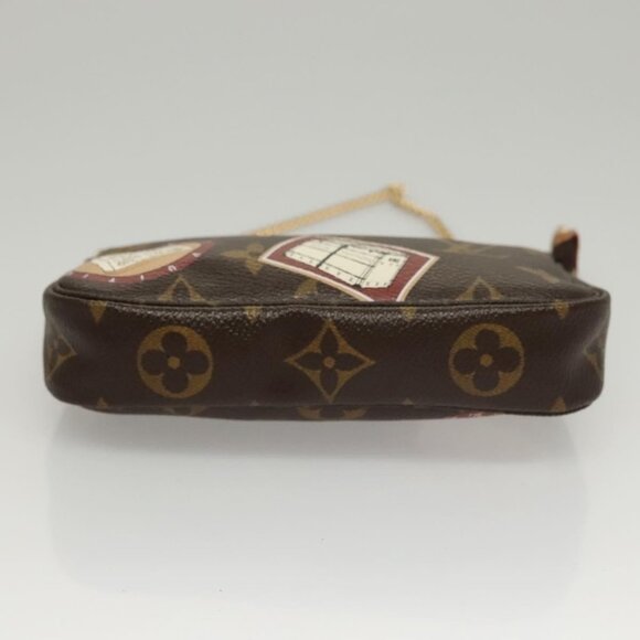 LOUIS VUITTON Monogram Patch Mini Pochette Accessoires Pouch M95804 Auth 117... - Picture 6 of 16